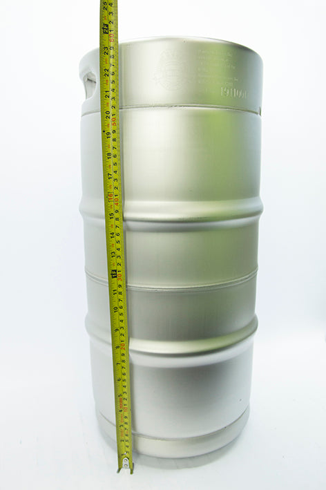 30 Litre Stainless Steel Commercial Keg - height