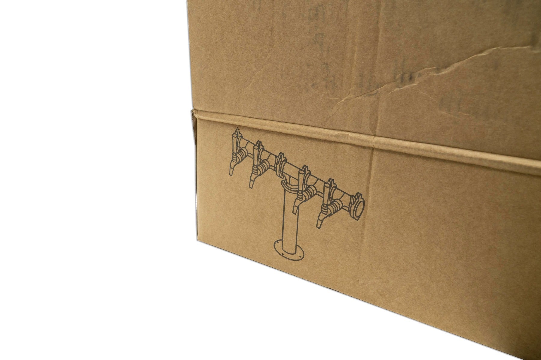 Quadruple Tap Modular Beer Font Carton