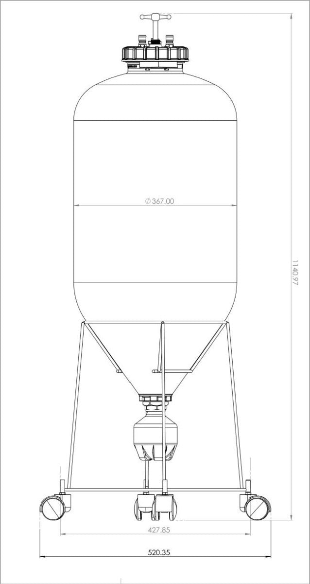 Fermenter Apollo 60L Unitank