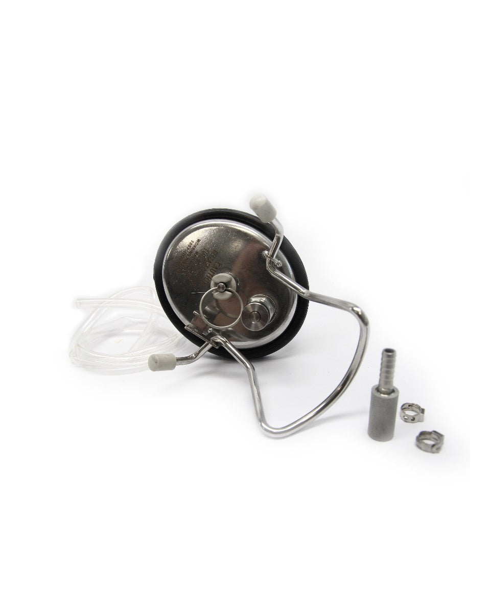 Carbonation Keg Lid with 0.5 Micron Diffusion Stone