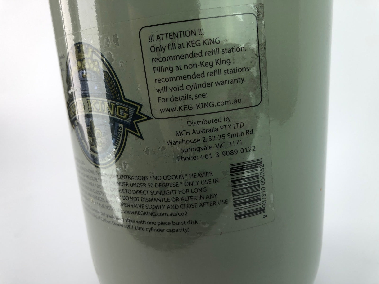 CO2 Gas Cylinder 6kg (full)