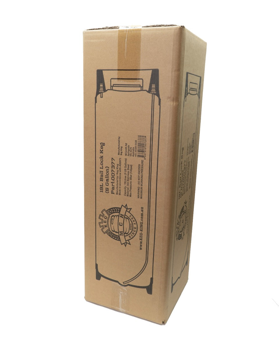 19L Ball Lock corny keg package 