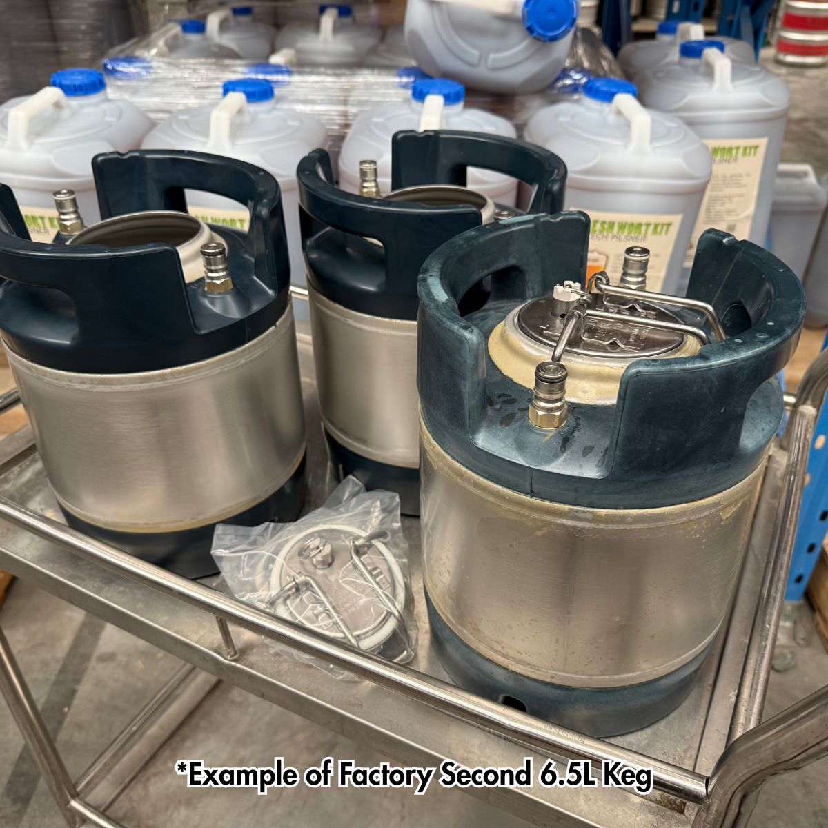 FACTORY SECOND - Keg True Blue 6.5L Ball Lock Cornelius Corny