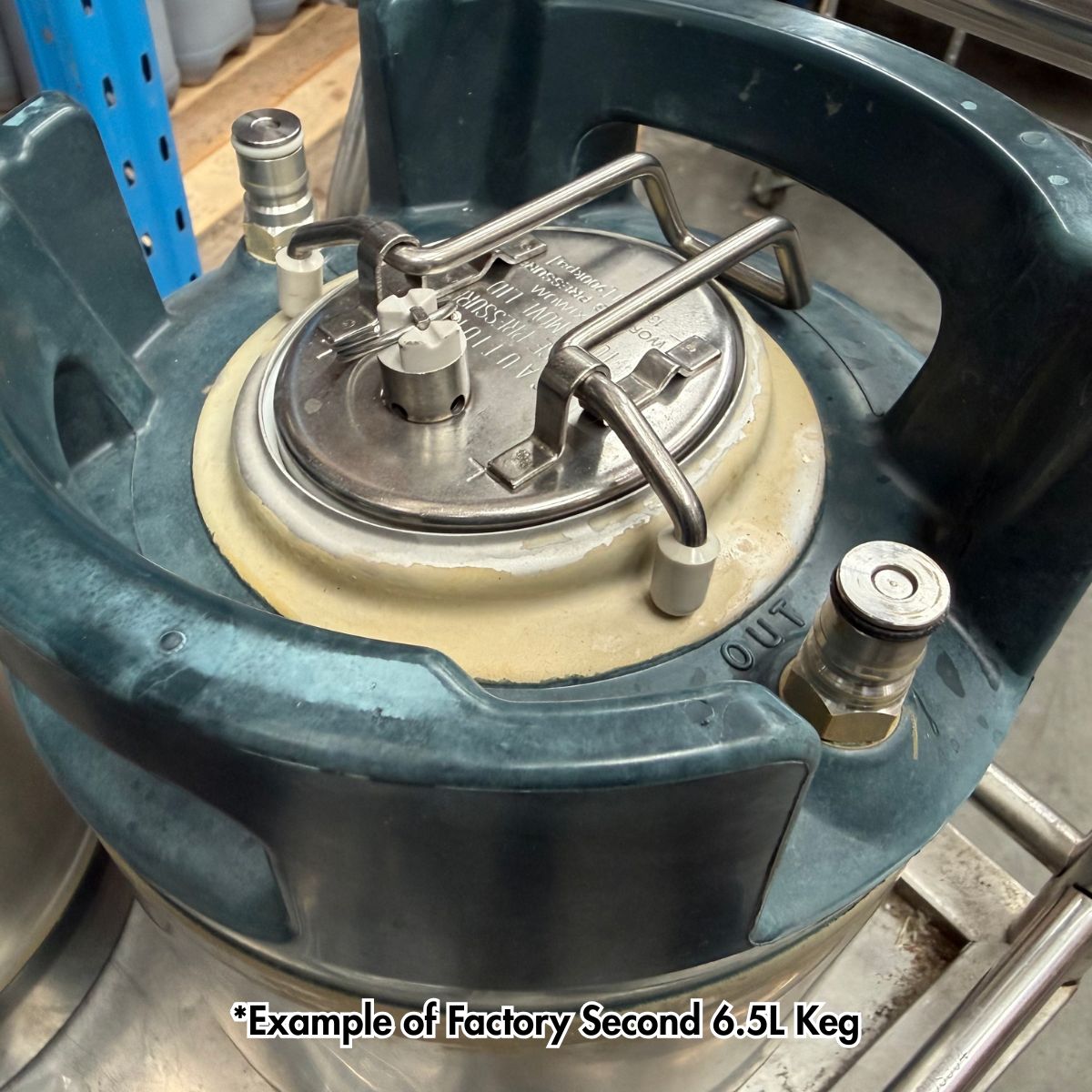 FACTORY SECOND - Keg True Blue 6.5L Ball Lock Cornelius Corny