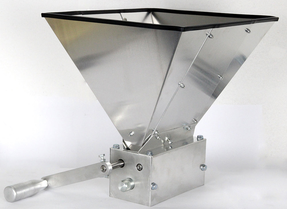 Grain Malt Mill 3 Roller - With Steel Mounting Board