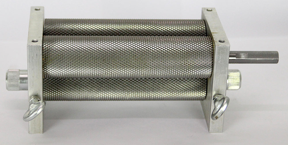 Grain Malt Mill 3 Roller - With Steel Mounting Board