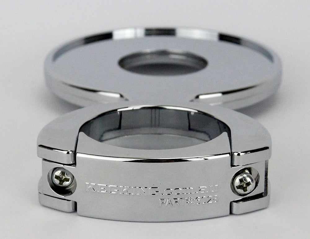 Decal Holder 82mm Chrome Plated Plastic