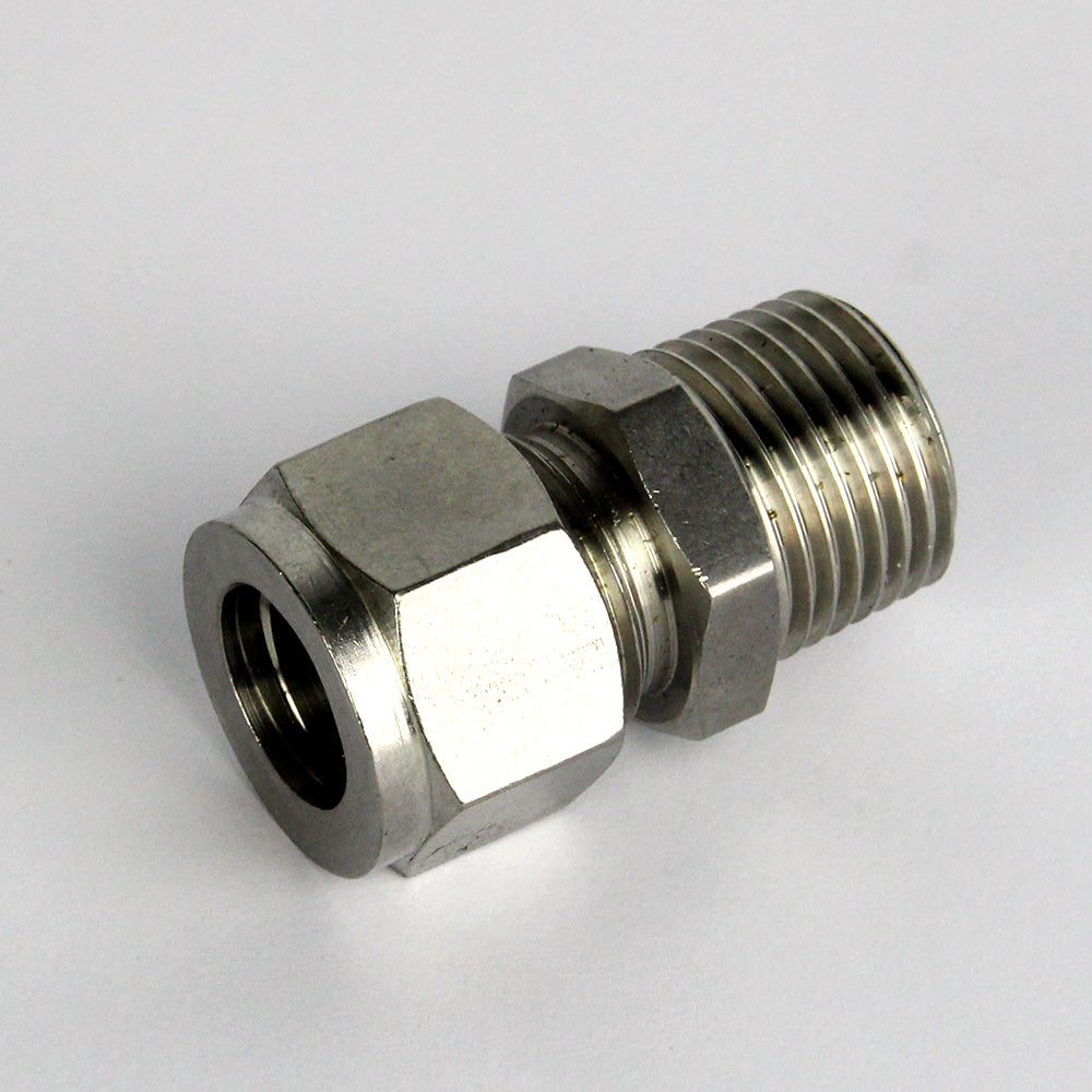 12mm Stainless Compression Fitting to 1/2 inch BSP Male