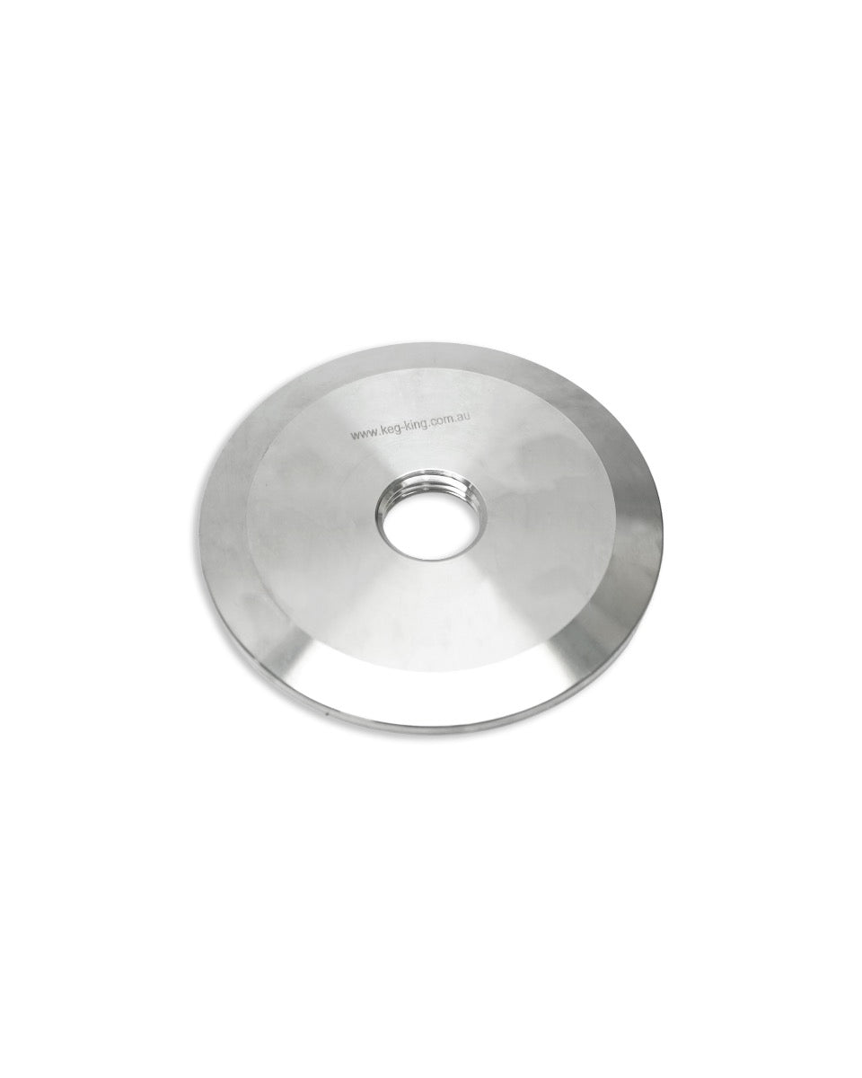 3 inch tri clover end cap 1/2F - Normal