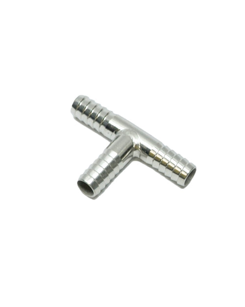Stainless Tee - 8mm Barb