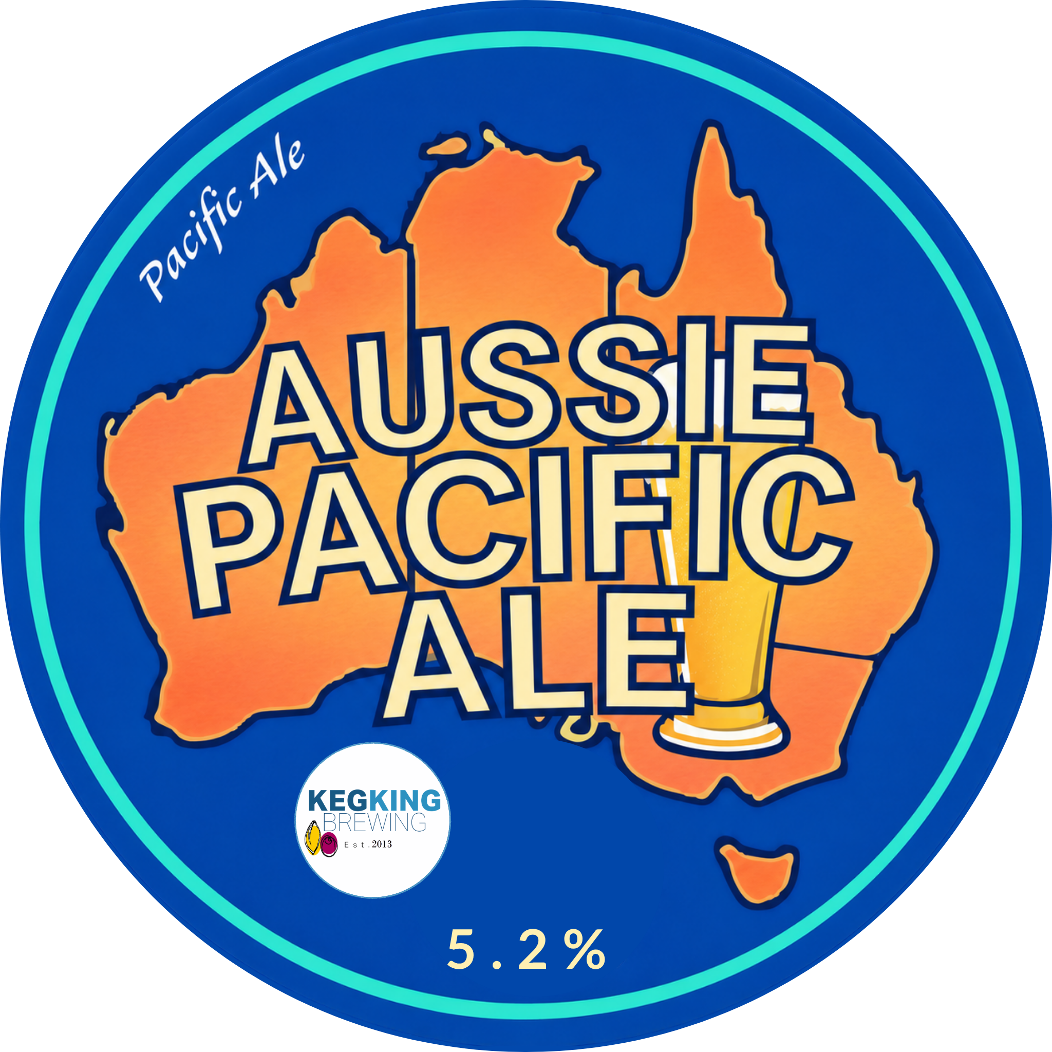 Keg of Beer Keg King Hazy Pacific Ale 20L