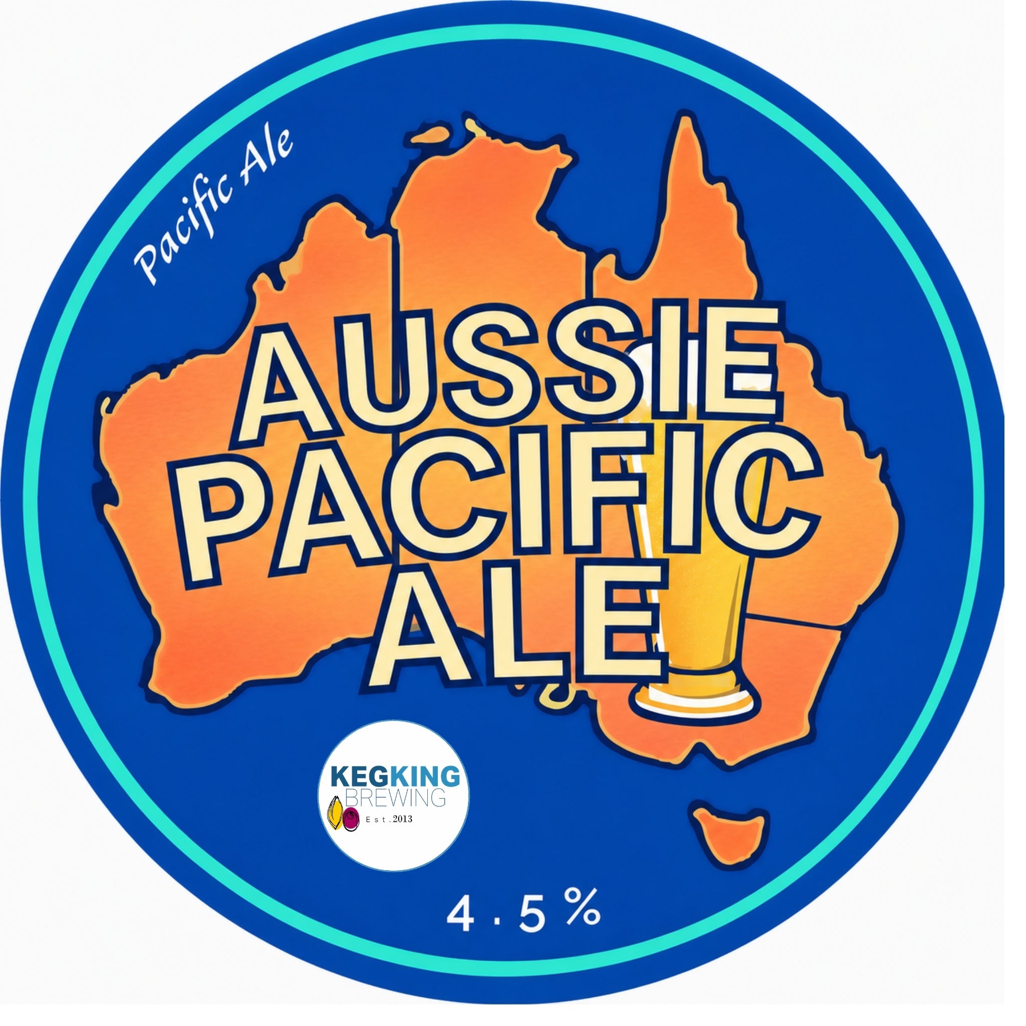 Keg of Beer Keg King Hazy Pacific Ale 20L
