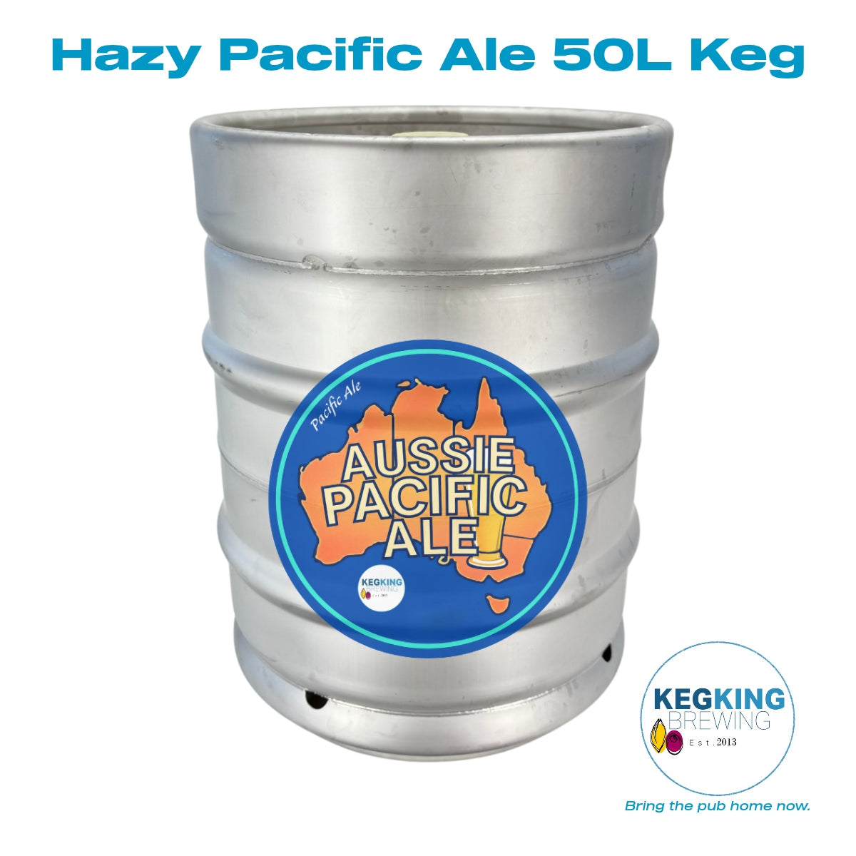Keg of Beer Keg King Hazy Pacific Ale 50L