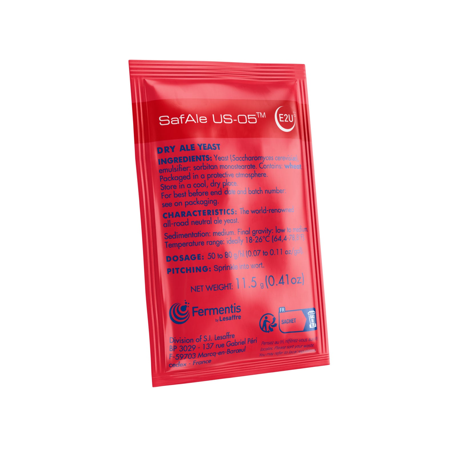 Fermentis/Safale US-05 Yeast 11.5g