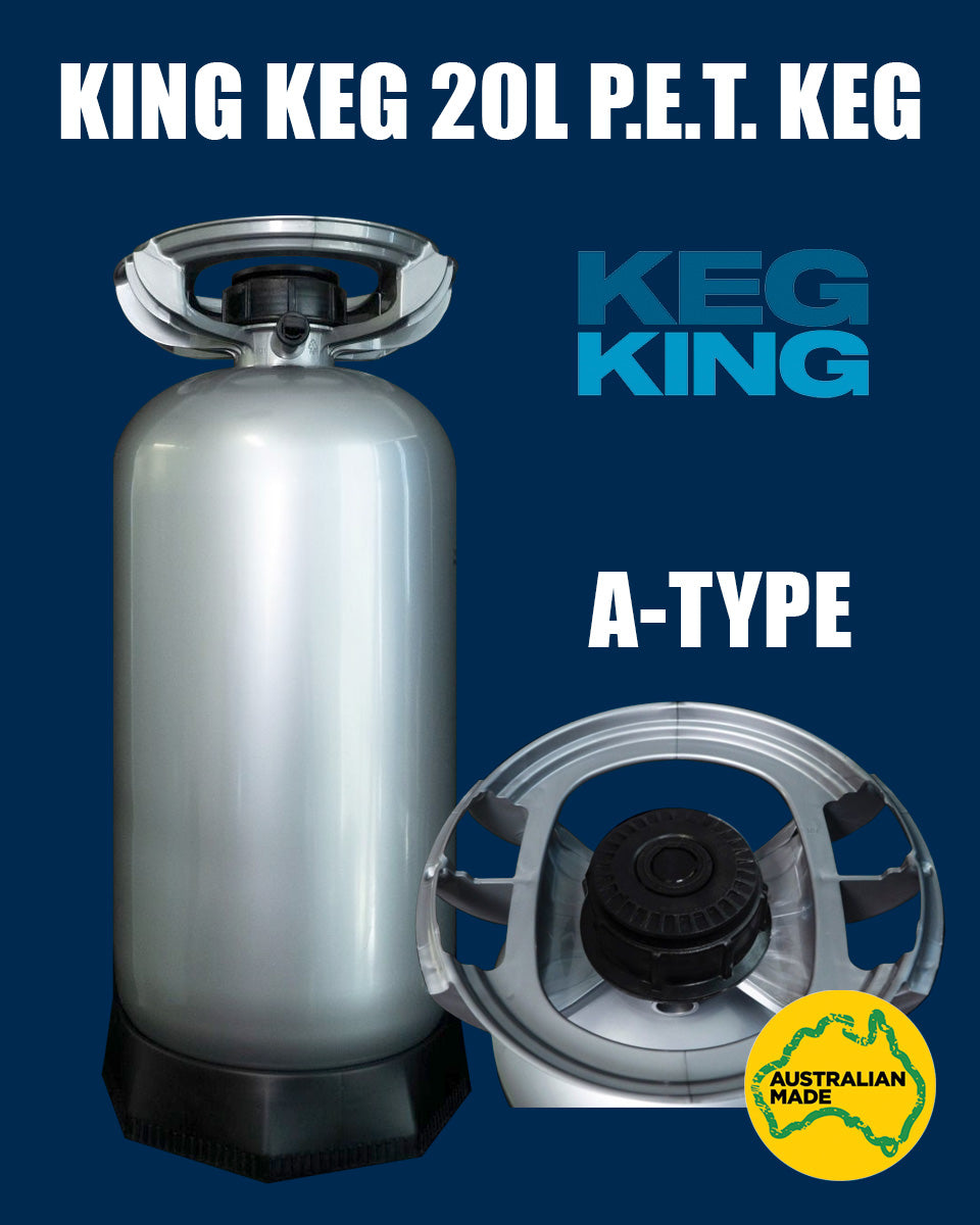 King Keg 20L PET Keg With A-Type Spear Pallet
