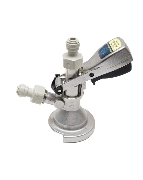 A-Type Keg Coupler with Push-in Fittings