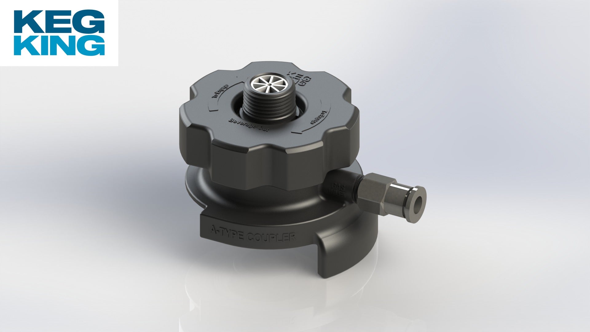 Low Profile Plastic Coupler A Type With Low Profile Push In Fitting