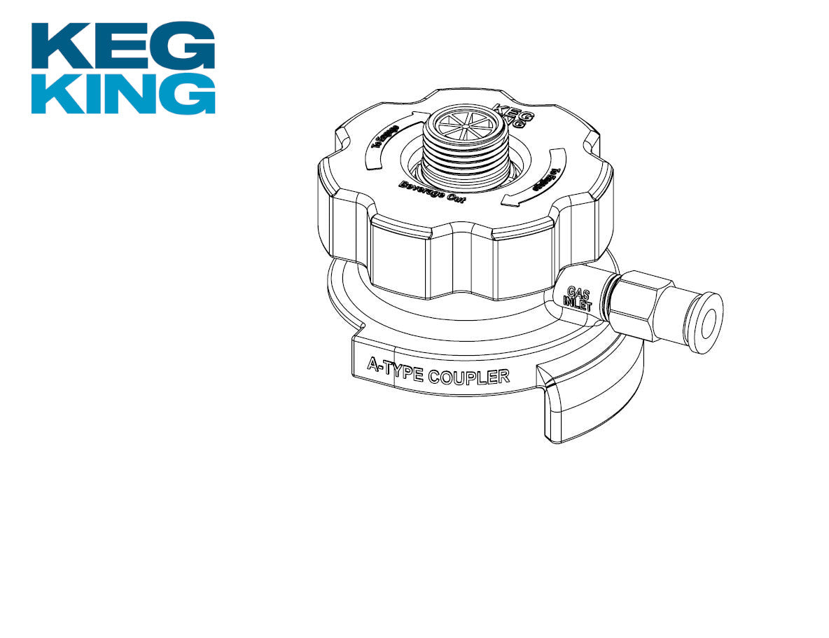 Low profile plastic Coupler A type