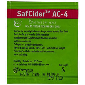 Cider Yeast SafCider AC-4 5g