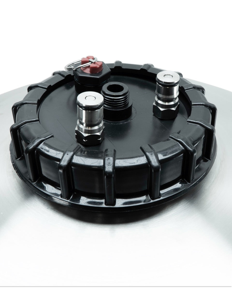 Apollo Titan 30L Stainless Steel Pressure Rated Fermenter lid top view