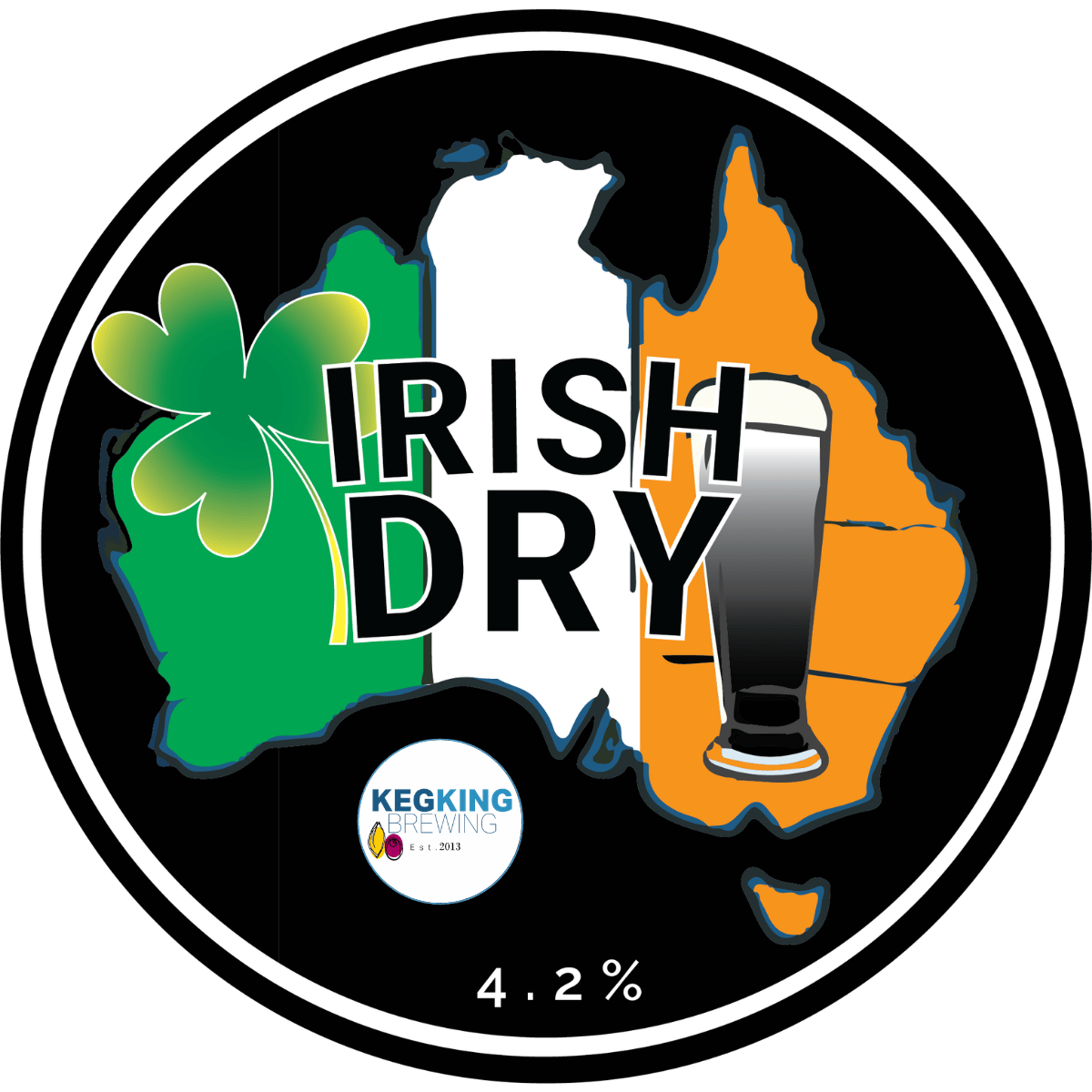 Keg of Beer Keg King Irish Stout 20L