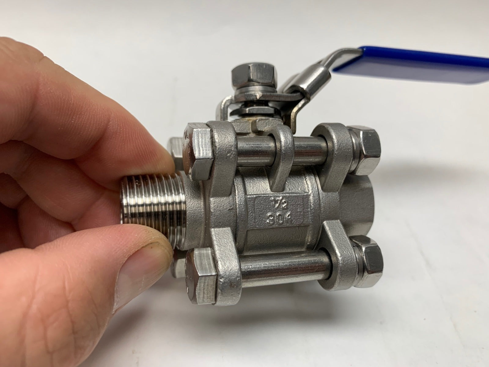 Ball Valve - Three Piece - 1/2inch Male to 1/2inch Female