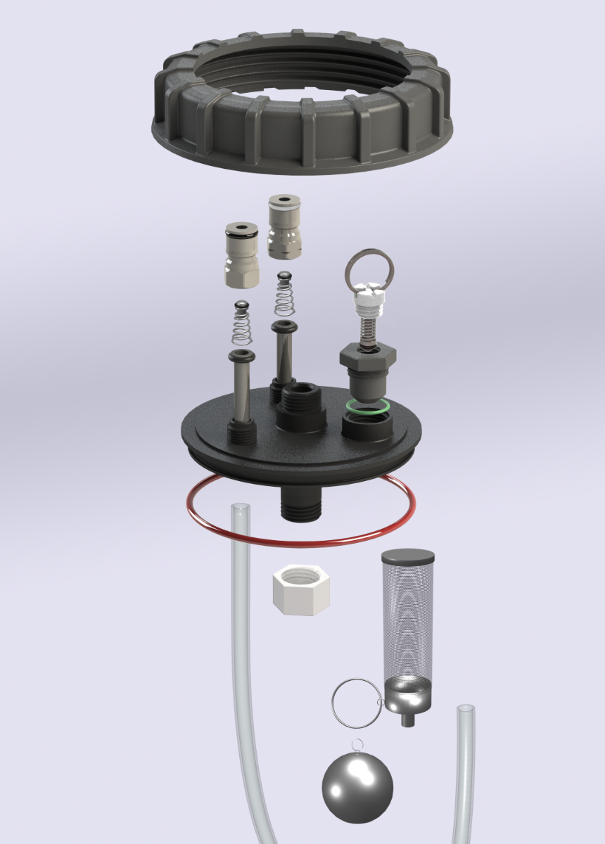 Chubby Apollo 30L Pressure Fermenter with Wide Mouth and Integrated Handles