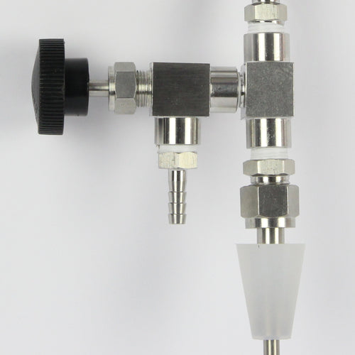 Stainless Tee Type Counter Pressure Bottle Filler