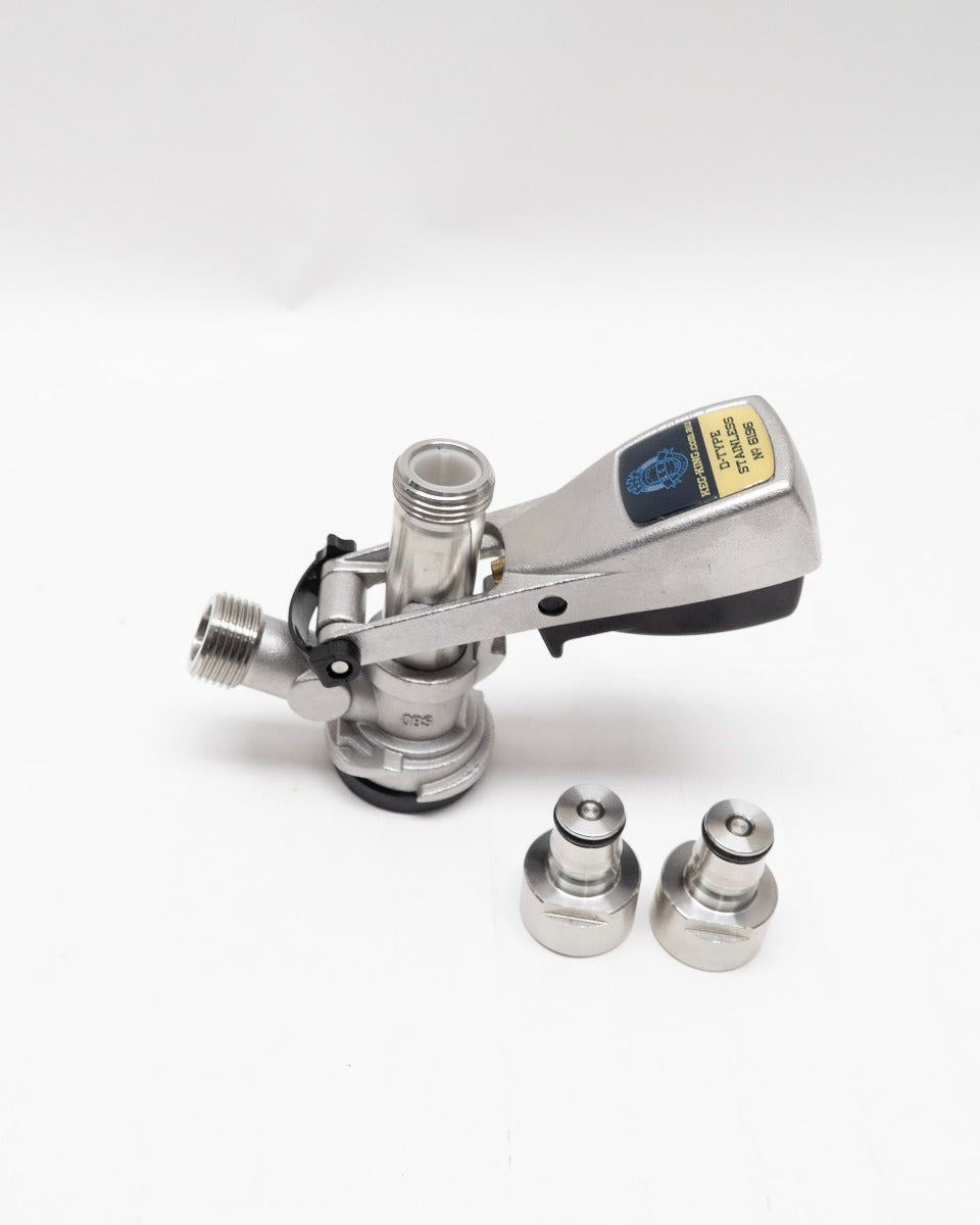 Coupler - D-Type Keg Coupler with Ball Lock Posts