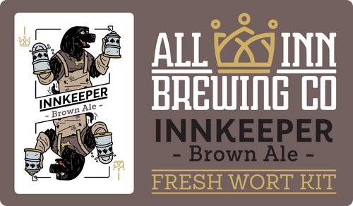InnKeeper Brown Ale All In Brewing Fresh Wort Kit