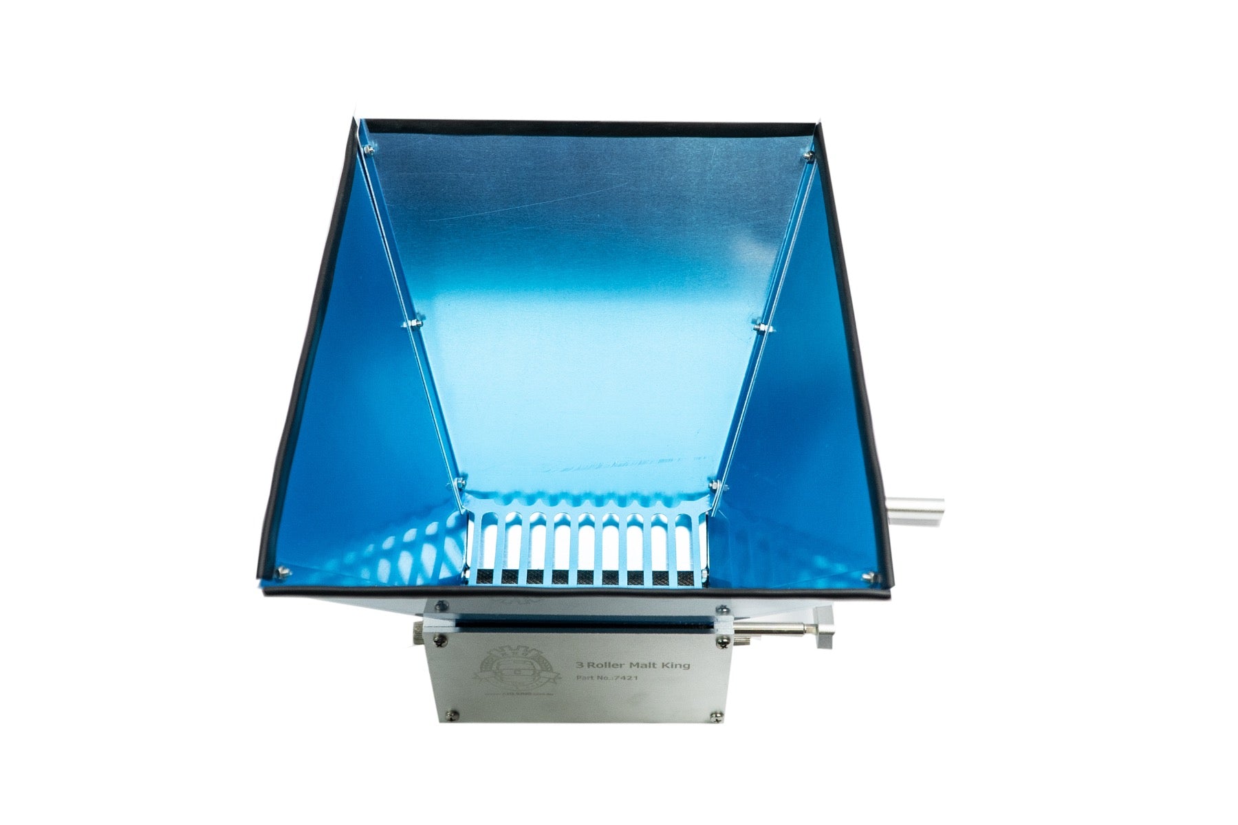 Grain Malt Mill 3 Roller - With Steel Mounting Board
