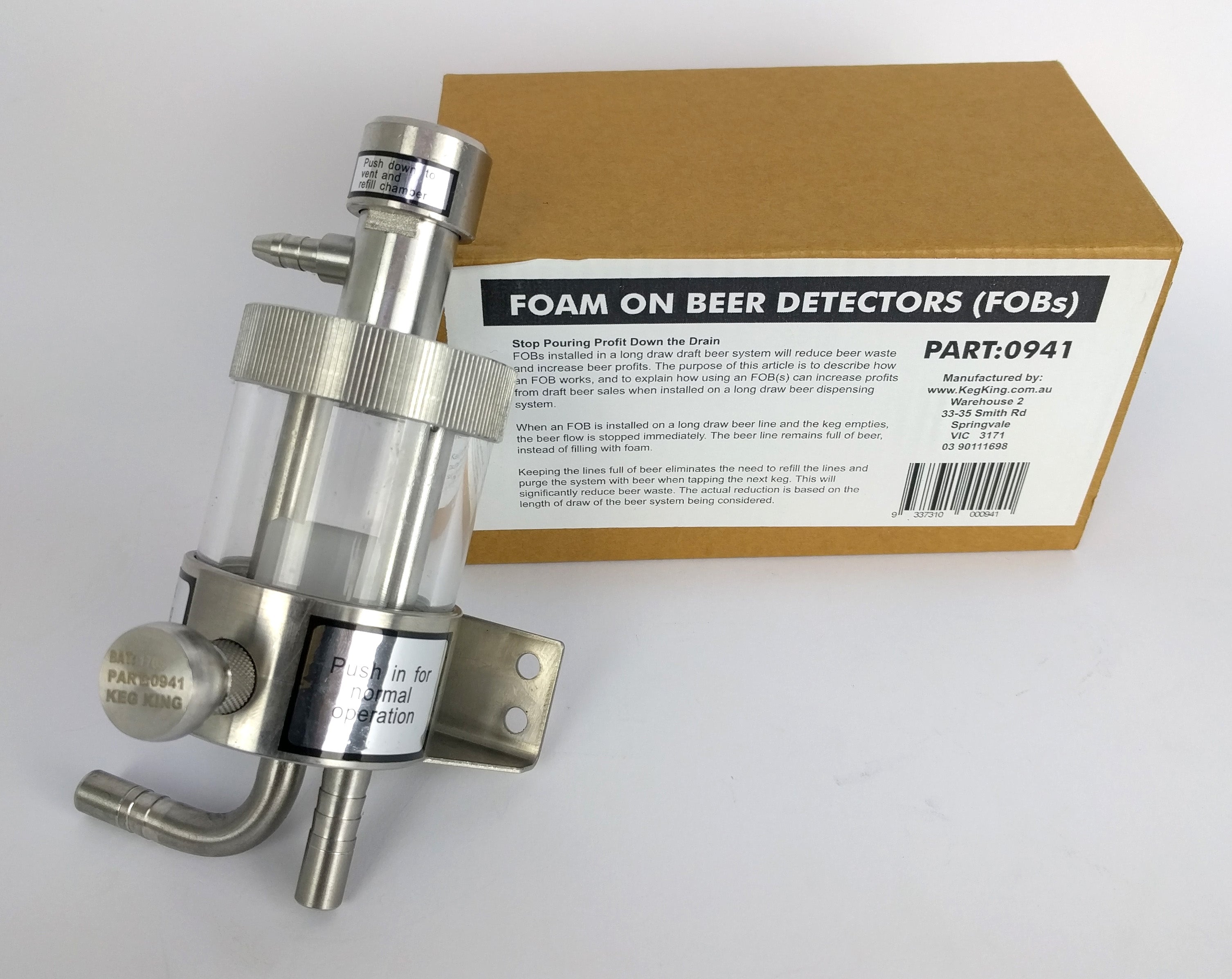 Foam on Beer Detectors (FOBs)