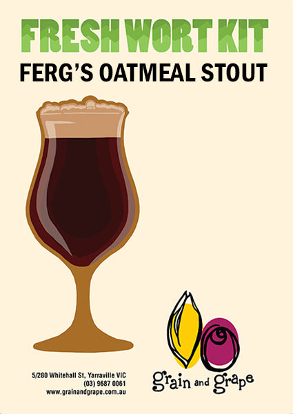 Ferg's Oatmeal Stout | Keg King Brewing Co. Fresh Wort Kit