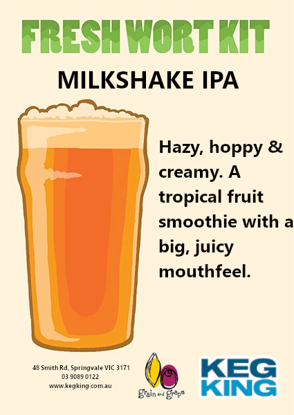 Milkshake IPA| Keg King Brewing Co. Fresh Wort Kit