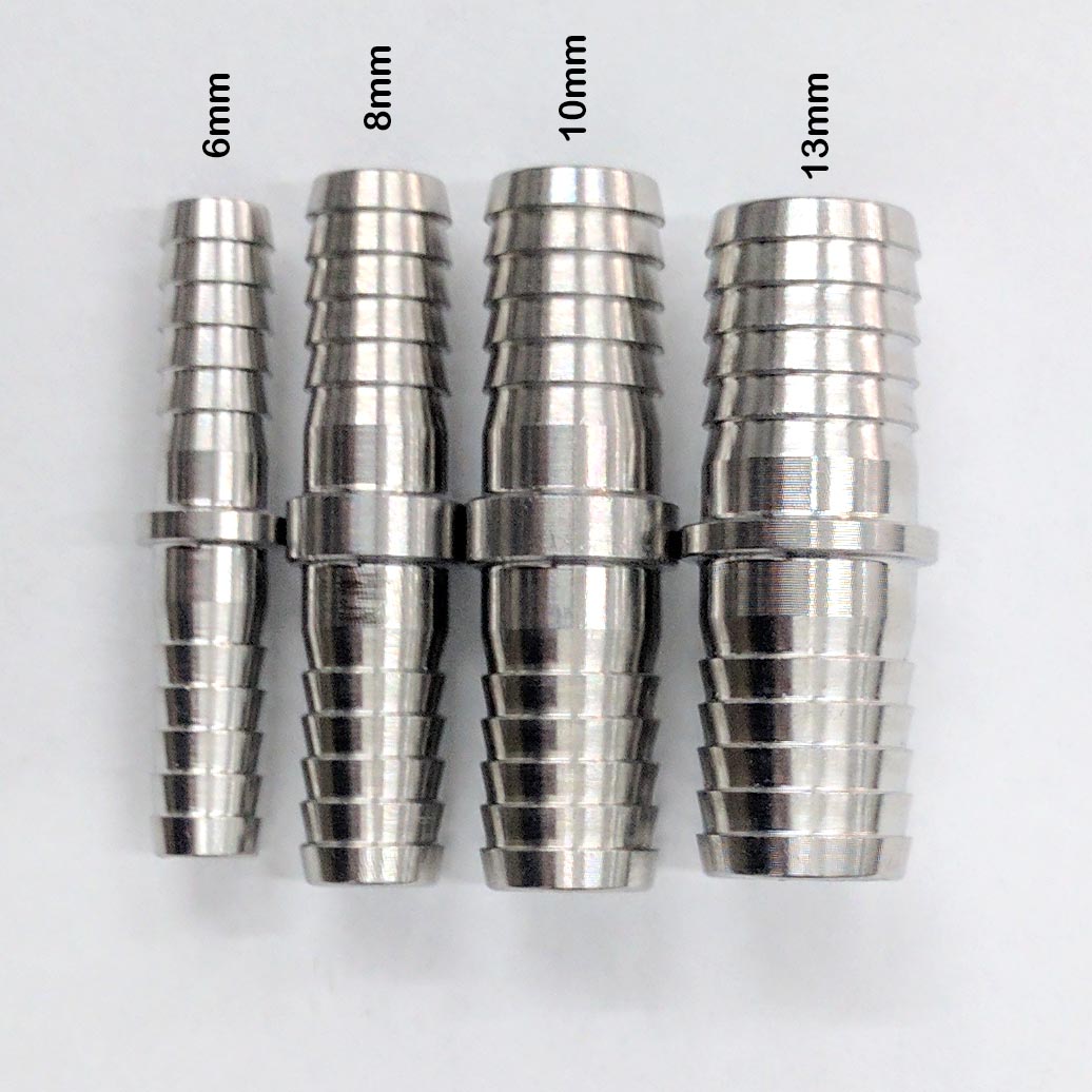 Stainless Joiner - 6mm Barb