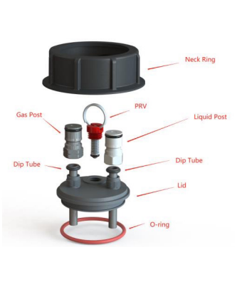 Fermenter King Junior 10L PET Pressure Fermenter & Keg