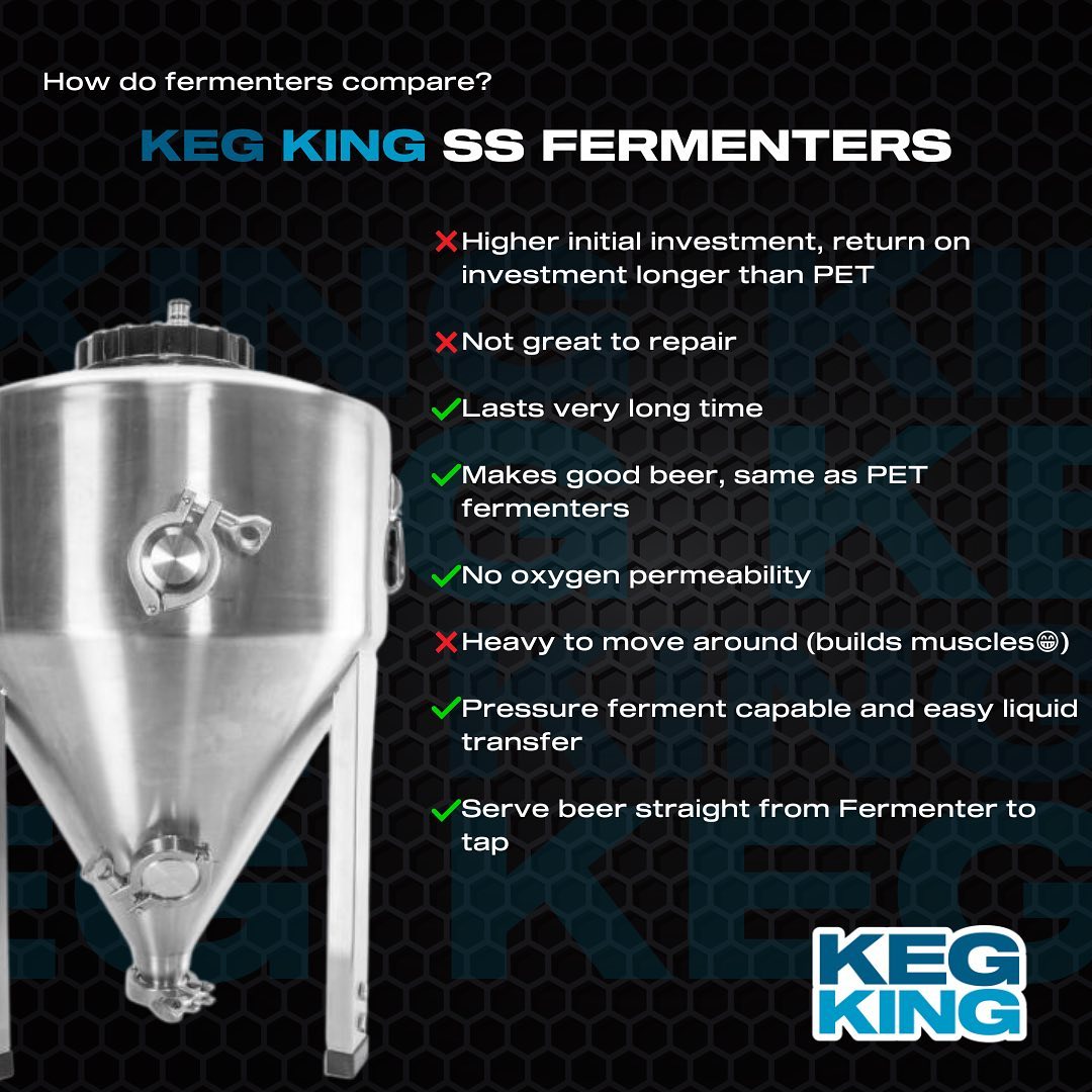 Fermenter Apollo 30L Snub Nose Pressure Fermenter