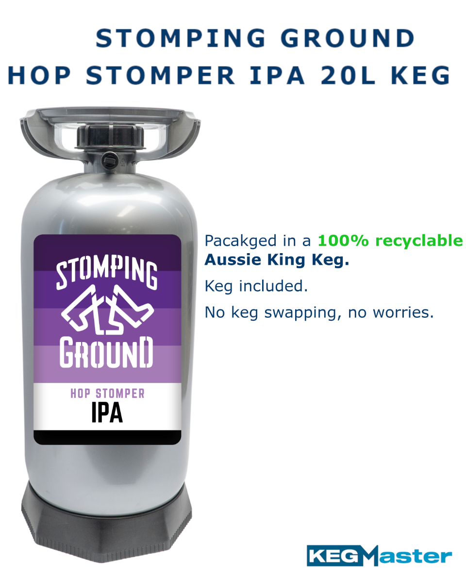 Beer Keg Stomping Ground Hop Stomper IPA 20L