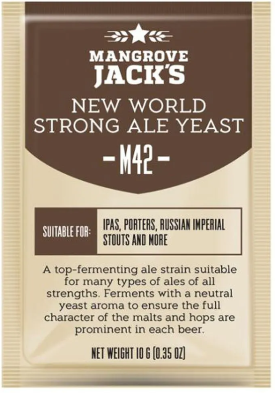 Mangrove Jack's Yeast M42 New World Strong Ale (10g)