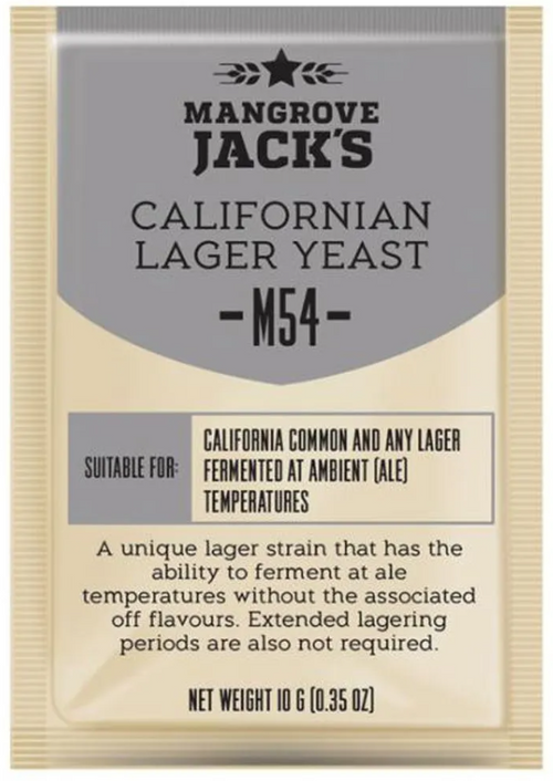 Mangrove Jack's Yeast M54 Californian Lager (10g)