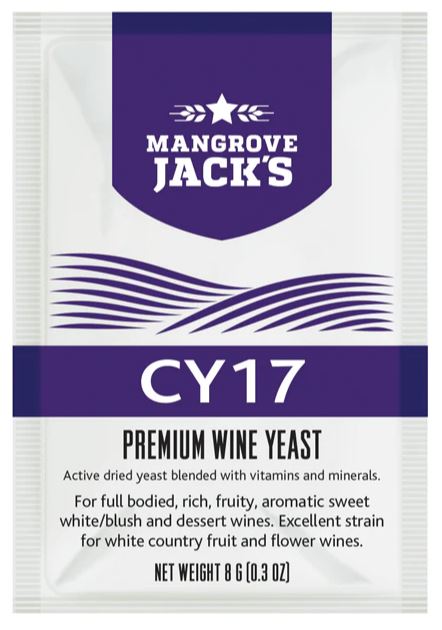 Mangrove Jacks Wine Yeast CY17 (8g)
