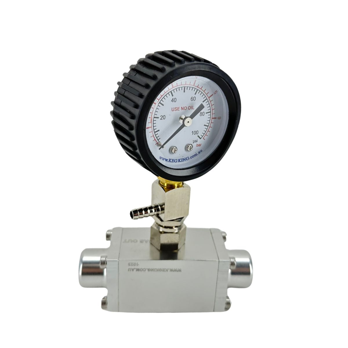 Gas Master Compact CO2 Regulator With Gauge