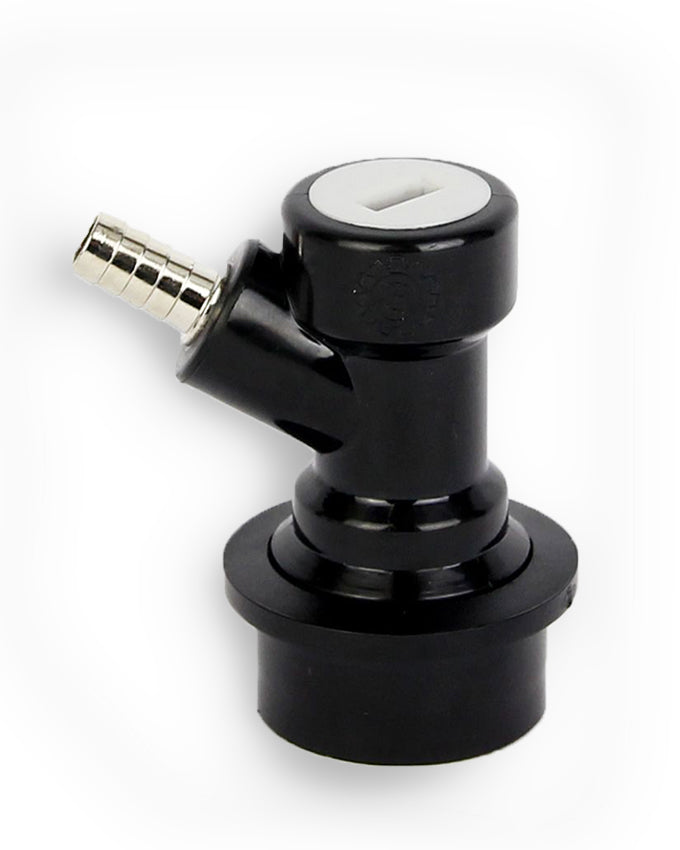 Premium Barbed Liquid Ball Lock Disconnect (Black)