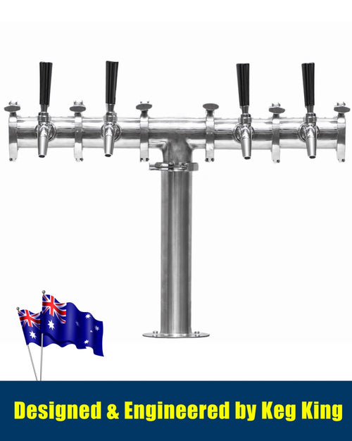 Quadruple Tap Modular Beer Font Tower
Design and Engineered by Keg King