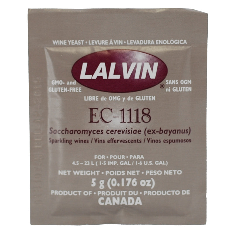 Lallemand Wine Yeast EC1118 (5g)
