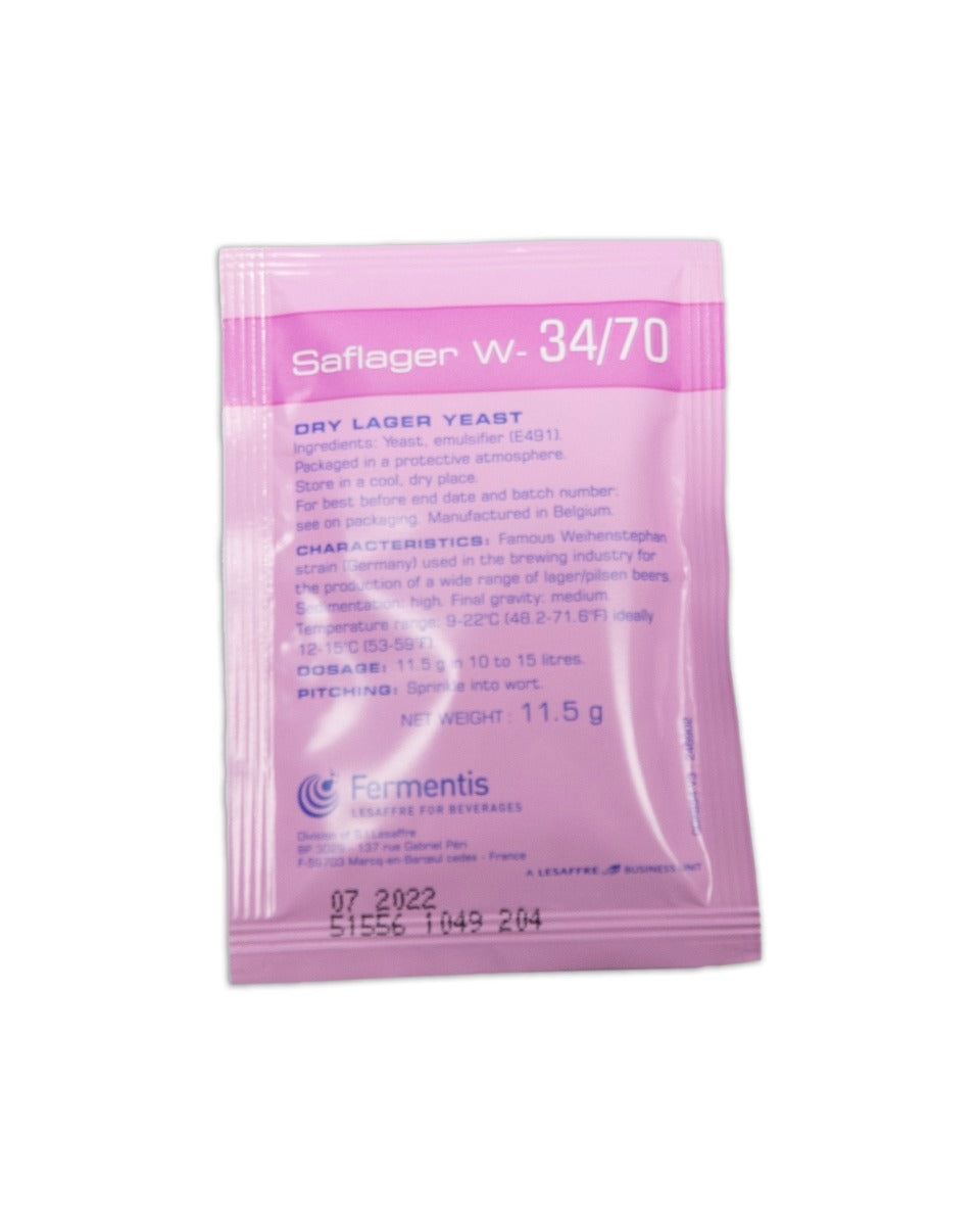 Fermentis/Saflager W-34/70-11.5g Yeast