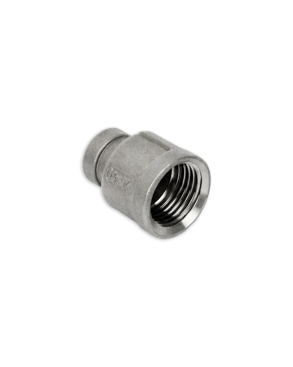 Stainless Reducing Socket 1/4 Inch X 1/2 Inch