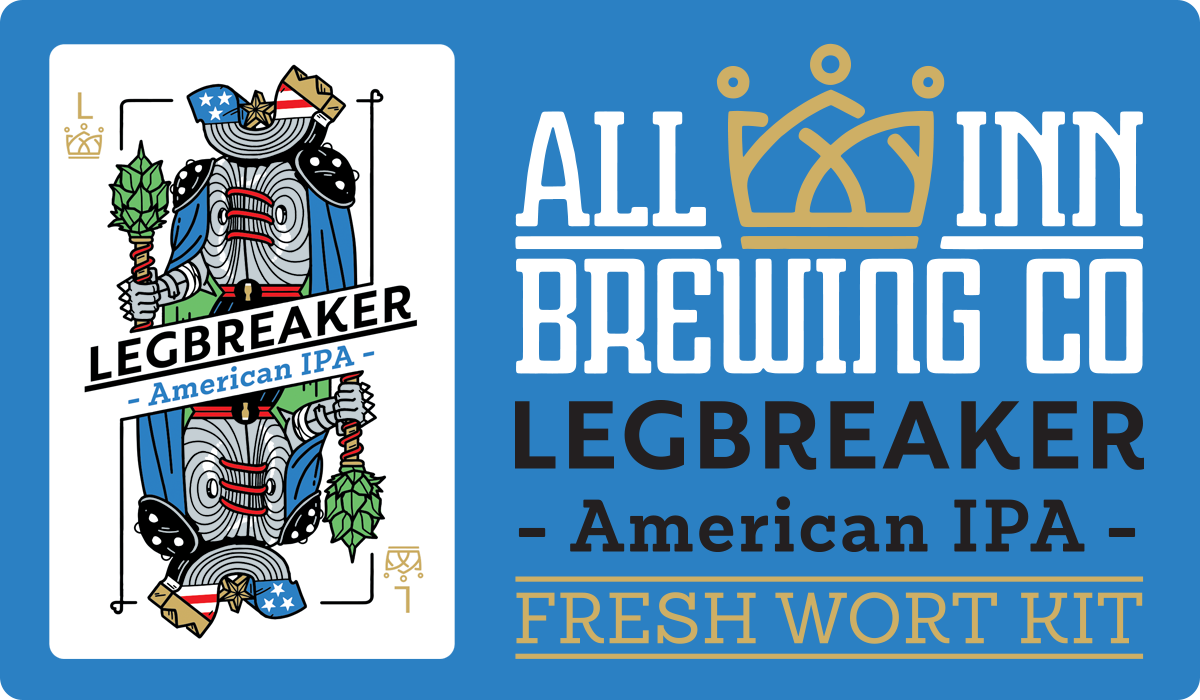 American IPA All Inn Brewing Fresh Wort Kit 2x 7.5L