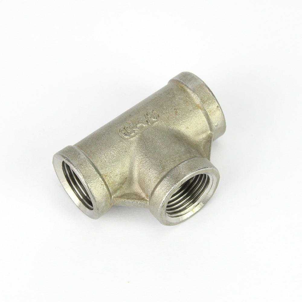 Stainless Tee with Internal 3/8 BSP Thread