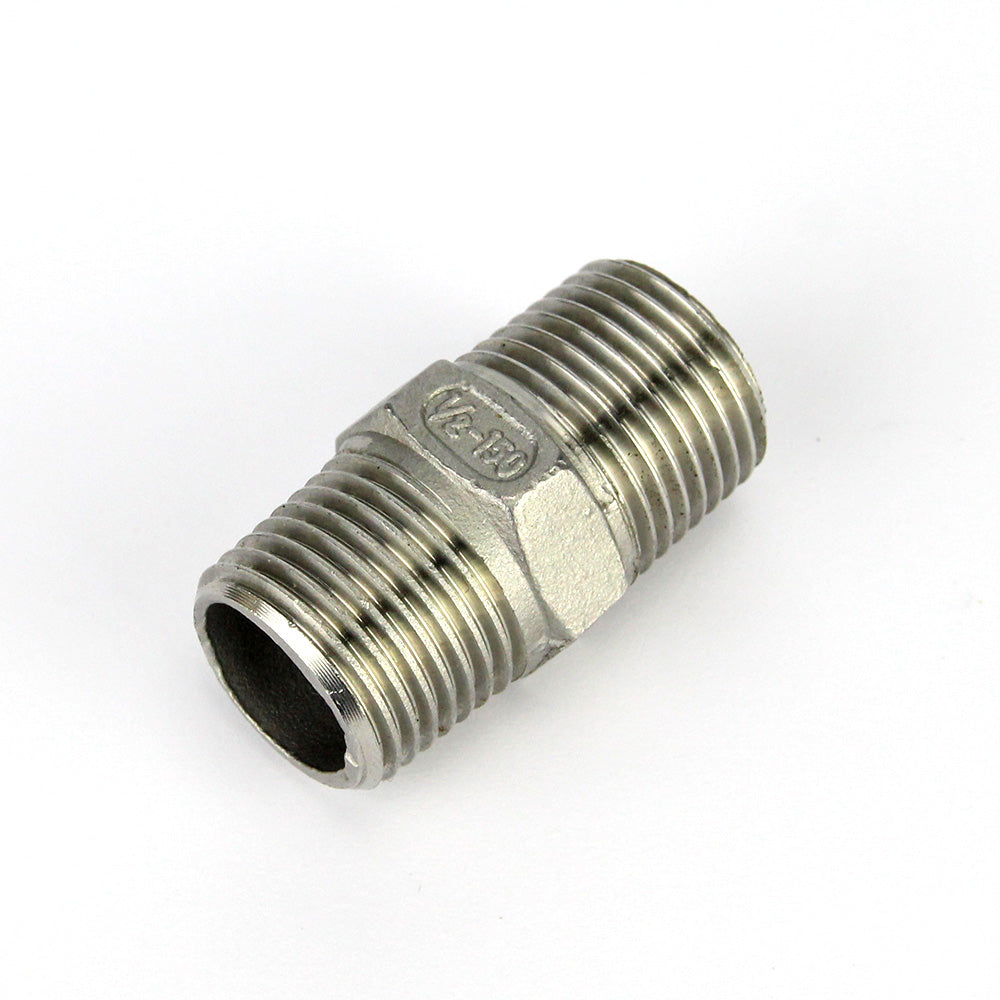 Stainless Hex Nipple 1/2 BSP